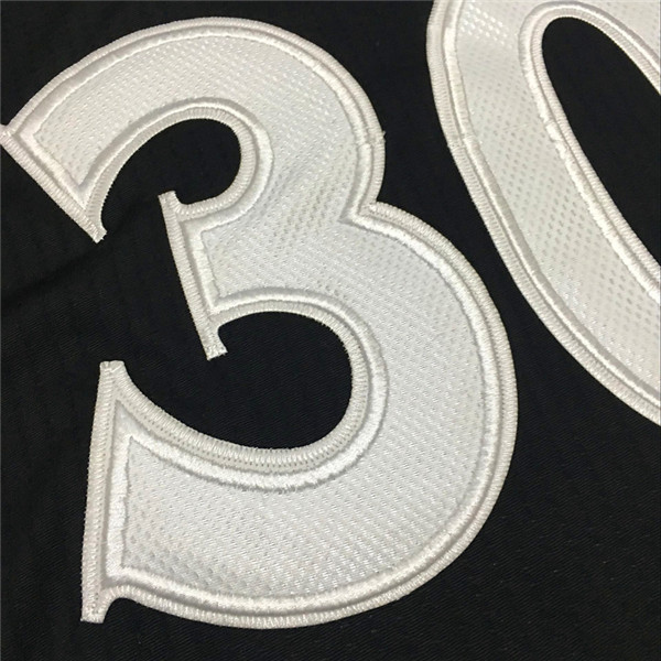 Maillot Authentique Manche Courte Warriors Curry 30 Noir